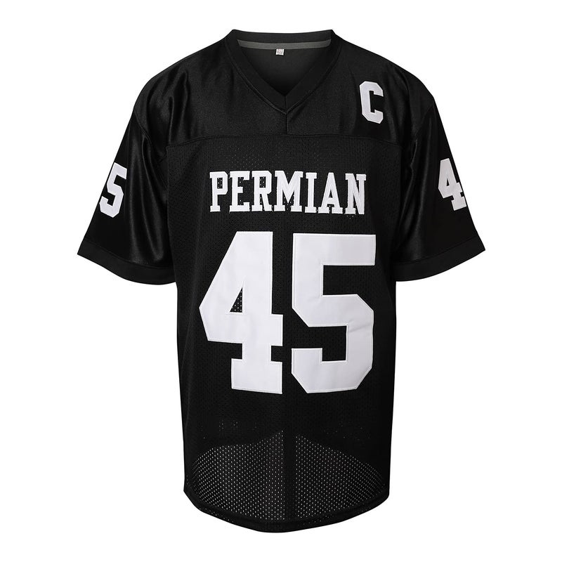 MESOSPERO Boobie Miles Permian High School Football Jersey - Friday Night Lights Movie Jersey - Black, XX-Large - Image 2